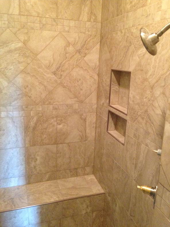 Shower Tile with Seat