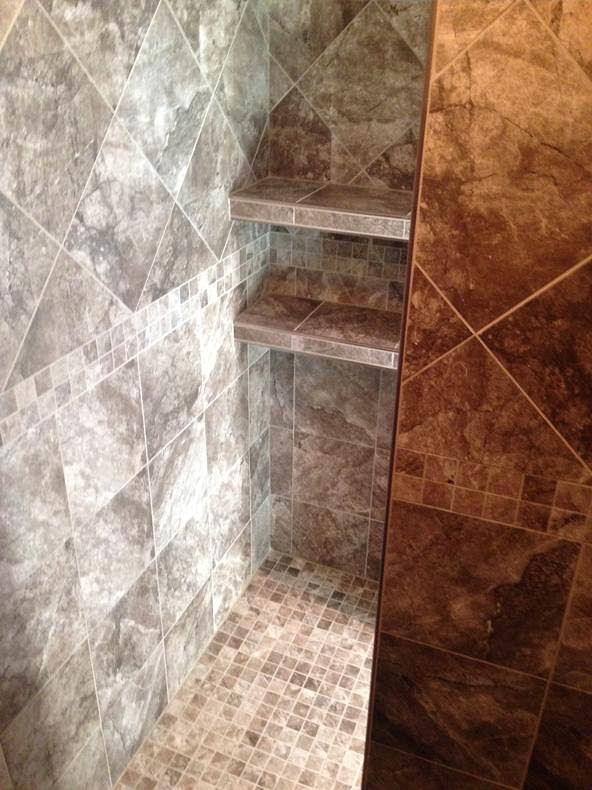 Shower Tile with inserts