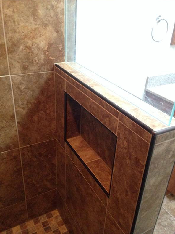 Tiled Shower Cutout